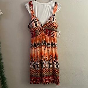 Mini dress with bust padding
